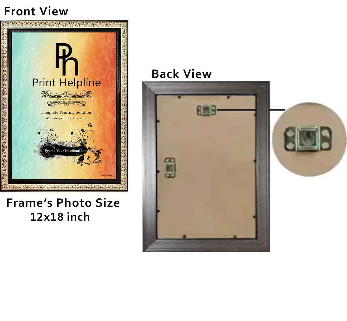 Wood Wall Photo Frame  (Silver, 6 Photo(s), 12X18 INCH) - Image 2